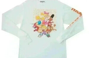 Young Mens Nickelodeon Group Long Sleeve Graphic T
